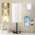 Light Beige Table Lamp for Nightstand