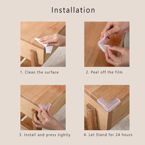 Silicone Clear Corner Protector Baby Proofing Furniture Guard