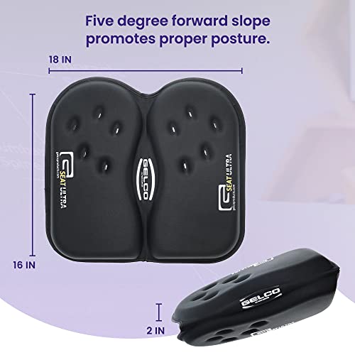 GSeat Ultra Orthopedic Gel and Foam Seat Cushion