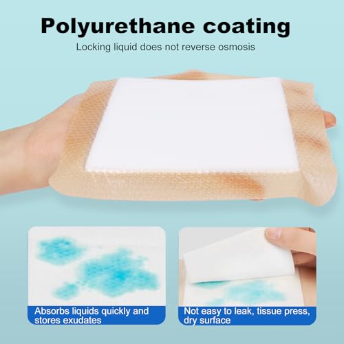 Silicone Foam Dressing 6x6 Gentle Border (10 Count)
