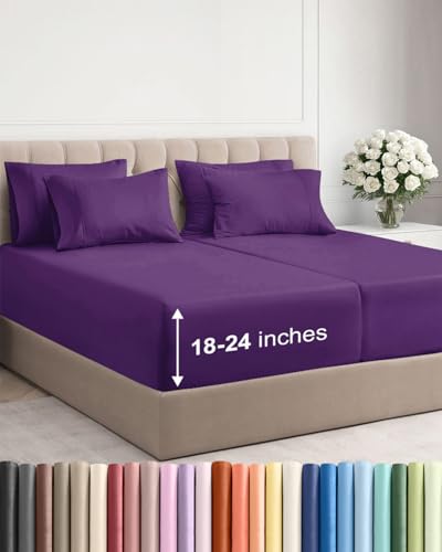 Extra Deep Split King Sheet Set