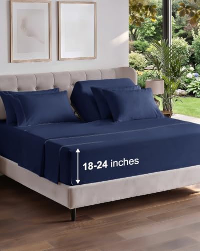 Extra Deep Flex Top Split Head King Sheet Set