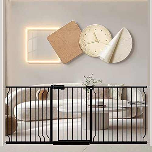 76.3 81.1 Inch Extra Wide Baby Gate for Stairs Doorways No Drill
