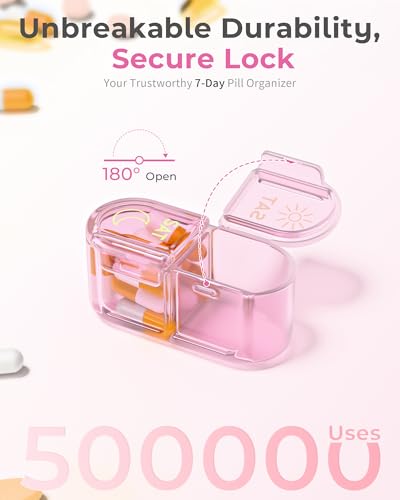 Weekly Pill Organizer 2 Times a Day