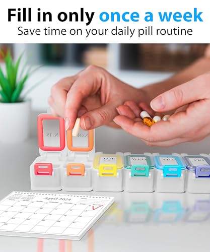 Weekly Pill Organizer 1 time a Day (7 Count)