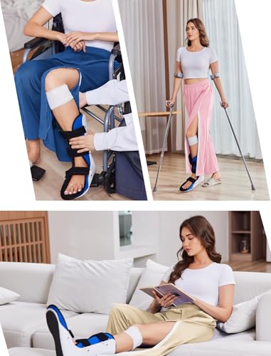 Tear Away Pants for Women Side Slit Snap Post Surgery Sweatpants