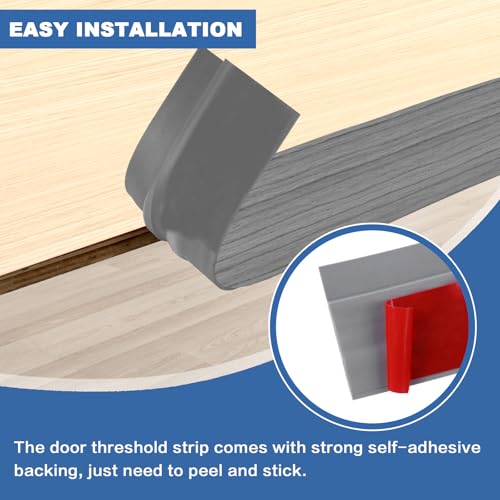 Vinyl Floor Transition Strip Self Adhesive Door Threshold Strip