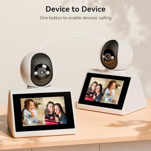 Home Security Camera with 4.3" Screen
