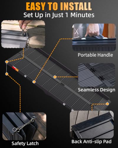 Portable Wheelchair Ramp 7FT