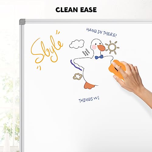 Large Magnetic 60" x 40" Dry Erase Board