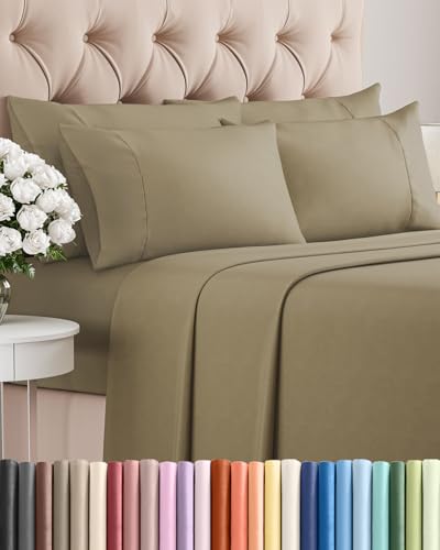 Full 6 Piece Bed Sheet Set (6 Count)