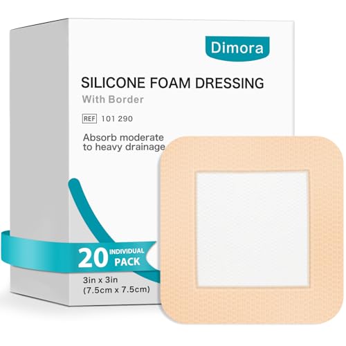 Silicone Foam Dressing 3"x 3" (20 Count)