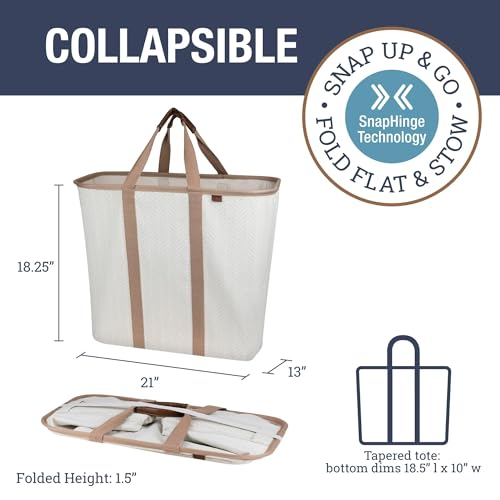 Collapsible Fabric Laundry Hamper Premium (2 Count)