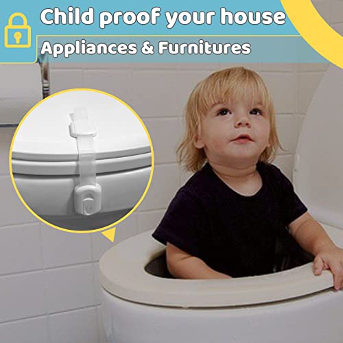 14 Pack Baby Proof Cabinet Latches (14 Count)