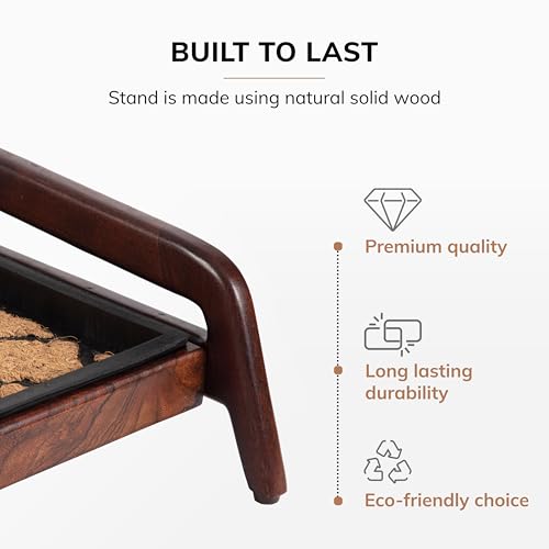Heavy Duty Waterproof Wooden Shoe Storage Mat Organizer