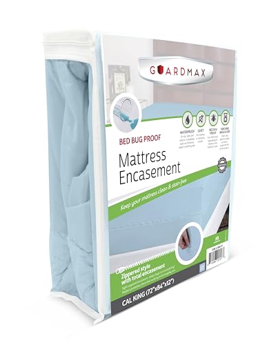California King Mattress Protector Zippered Bed Bug Mattress Cover