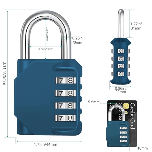 Combination Locker Locks (2 Count)
