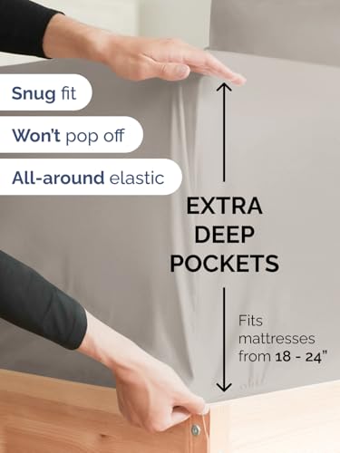 Extra Deep Cal King Sheet Set