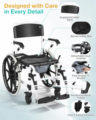 Self Propelled Transfer Wheelchair