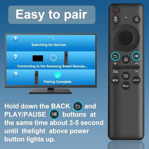 Rechargeable Voice Remote for Samsung Smart TV Remote