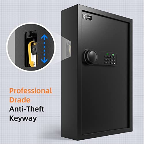 122 Keys Key Lock Box Wall Mount with Advanced Anti