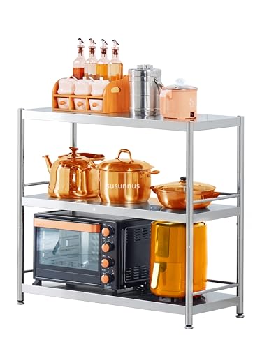 Stainless Shelving with Guardrails