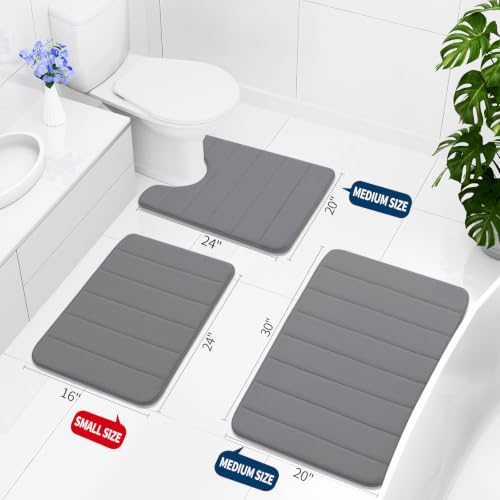 Memory Foam Bath Mat 40 x 24 (9.23 Sq Ft)