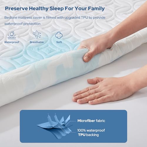 2 Pack Waterproof Mattress Protector California King Size (2 Count)