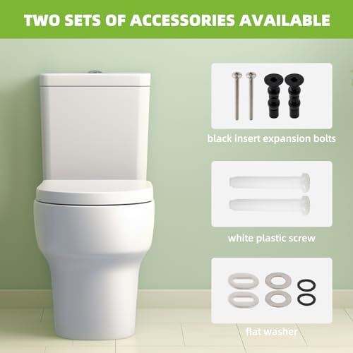 Toilet Seat Elongated with Slow Close Hinges