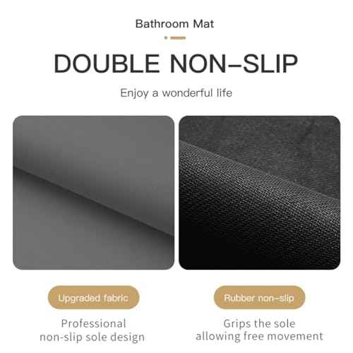 Super Absorbent Bath Mat for Shower & Tub (2.5833 Sq Ft)