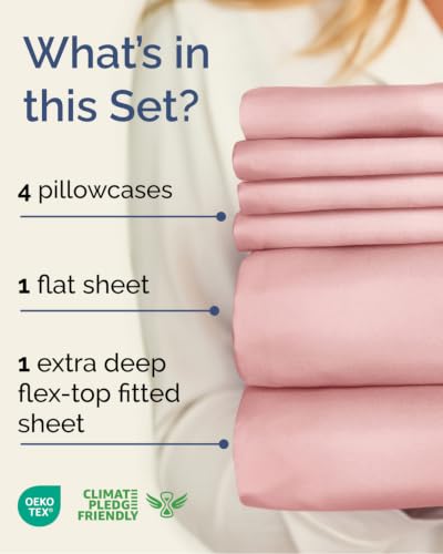 Flex Top Split Head King 6 Piece Sheet Set