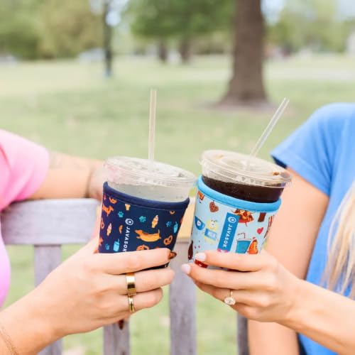 JavaSok Iced Coffee & Cold Soda Insulated Neoprene Cup Sleeve