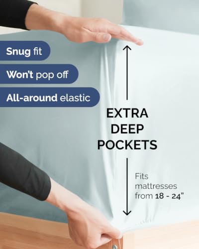 Extra Deep Flex Top Split Head King Sheet Set