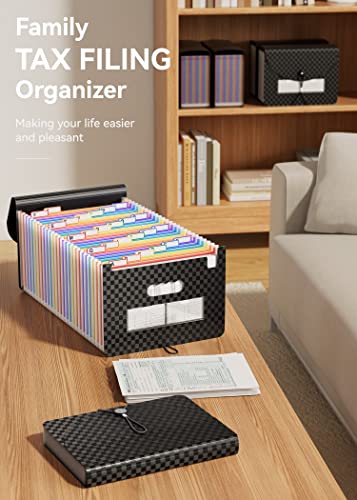 26 Pockets Accordian File Organizer