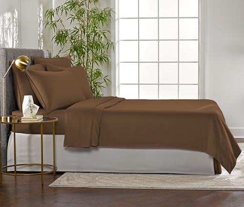 Queen Sheets Genuine 100% Organic Viscose Derived from Bamboo Bed Sheet Set