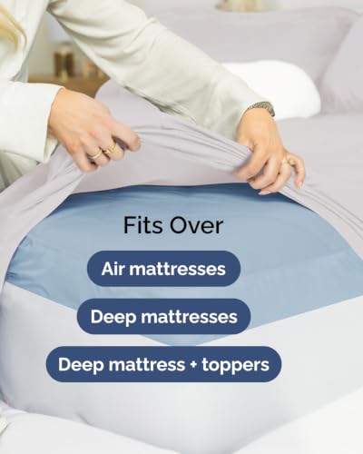 Extra Deep Flex Top Split Head King Sheet Set