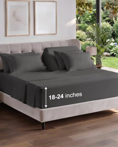 Extra Deep Flex Top Split Head King Sheet Set