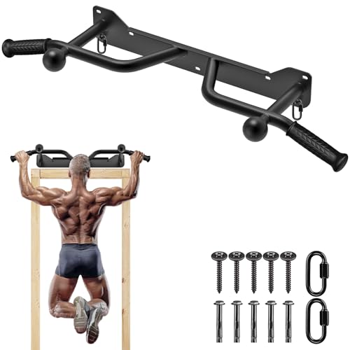 Wall Mount Pull Up Bar Heavy Duty Steel Joist Mount Chin Up Bar