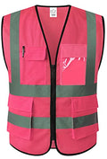 Reflective Safety Vest for Men & Women Mesh High Visibility Vest with Pockets Meets ANSI Standards