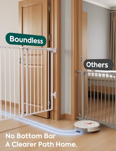 No Bottom Bar Baby Gate for Stairs