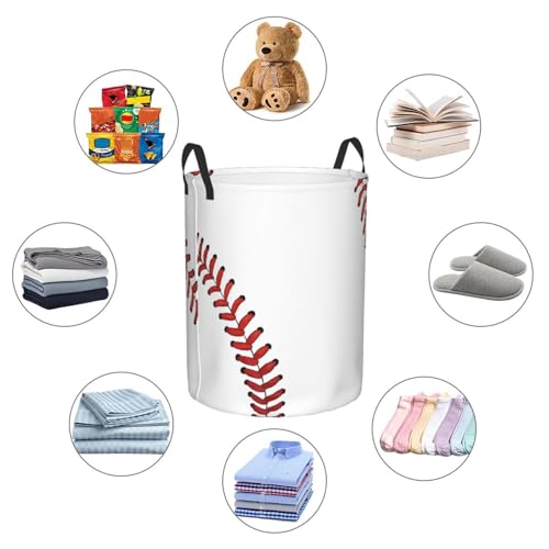Laundry Basket Baseball Ball Collapsible Large Capacity