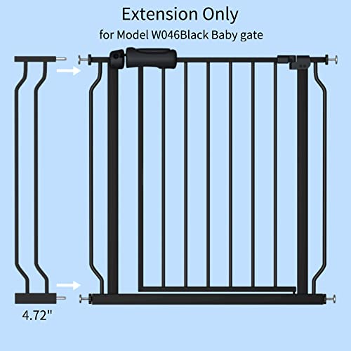 Safety Gate 4.72 inch Extension for Walk Throu Pressure Mounted