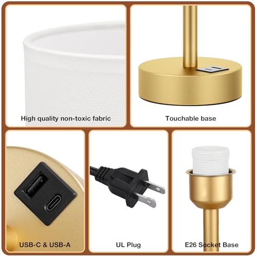 Bedside Table Lamp for Bedroom