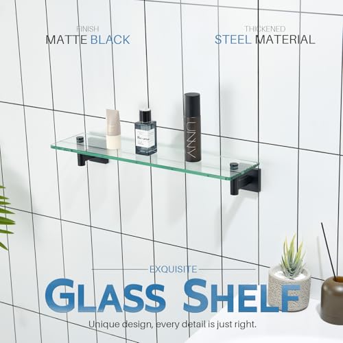 Bathroom Shelves Glass Floating Shelf 20