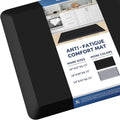 0.8" Thick Kitchen Mat Cushioned Anti Fatigue Rug Comfort Floor Mats