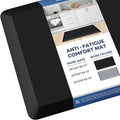 0.8" Thick Kitchen Mat Cushioned Anti Fatigue Rug Comfort Floor Mats