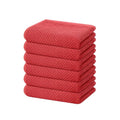 100% Cotton Waffle Weave Kitchen Dish Towels 6 (6 Count)