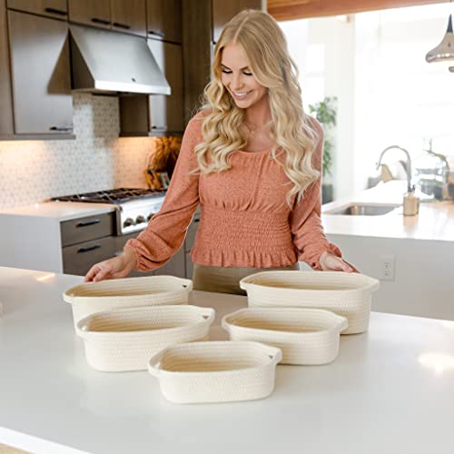 5 Piece Rectangle Storage Basket Set (5 Count)
