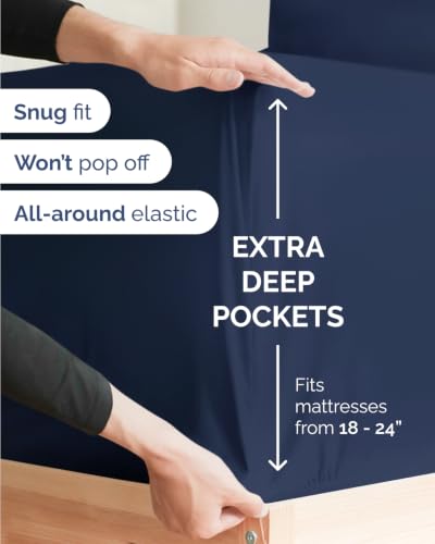 Extra Deep Flex Top Split Head King Sheet Set