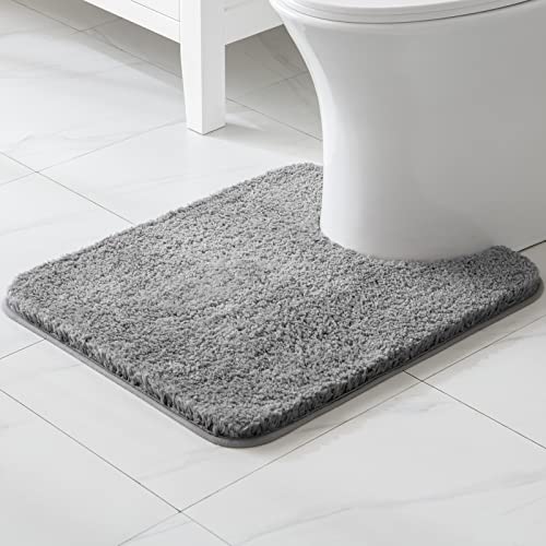 Grey Toilet Bathroom Rug U